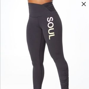 Align™ Pant 25" Ruched Waist Black NWT